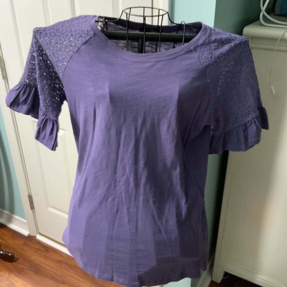 Suzanne Betro size M purple tunic - Picture 2 of 5